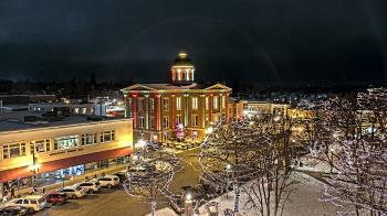 Weather camera view of City of Woodstock.