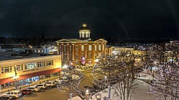 Weather camera view of City of Woodstock.