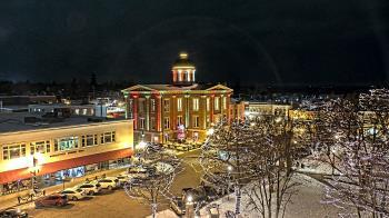 Weather camera view of City of Woodstock.