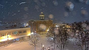 Weather camera view of City of Woodstock.