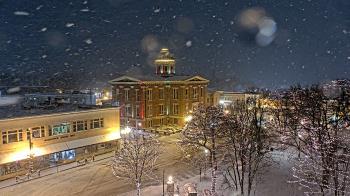 Weather camera view of City of Woodstock.