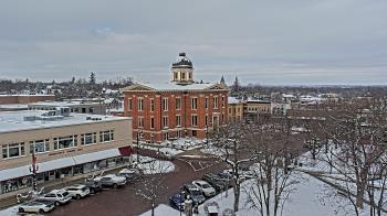 Weather camera view of City of Woodstock.