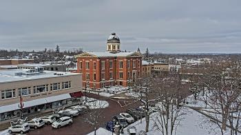 Weather camera view of City of Woodstock.