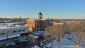 Weather camera view of City of Woodstock.