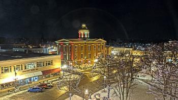 Weather camera view of City of Woodstock.