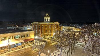 Weather camera view of City of Woodstock.