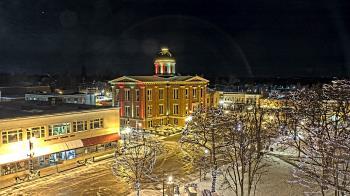Weather camera view of City of Woodstock.