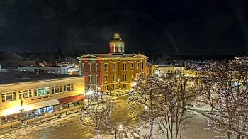 Weather camera view of City of Woodstock.