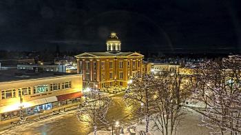 Weather camera view of City of Woodstock.