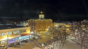 Weather camera view of City of Woodstock.