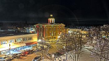 Weather camera view of City of Woodstock.