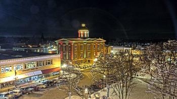 Weather camera view of City of Woodstock.