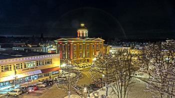 Weather camera view of City of Woodstock.