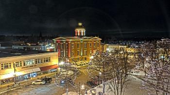Weather camera view of City of Woodstock.
