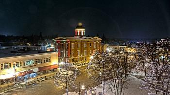 Weather camera view of City of Woodstock.