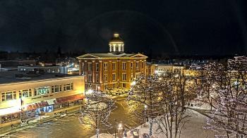 Weather camera view of City of Woodstock.