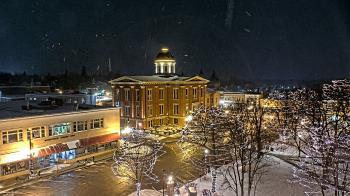 Weather camera view of City of Woodstock.