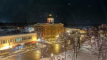 Weather camera view of City of Woodstock.