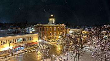 Weather camera view of City of Woodstock.