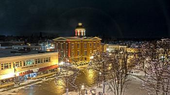 Weather camera view of City of Woodstock.