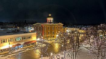 Weather camera view of City of Woodstock.