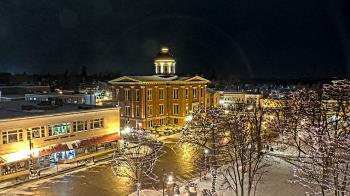 Weather camera view of City of Woodstock.