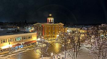 Weather camera view of City of Woodstock.