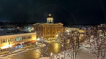 Weather camera view of City of Woodstock.