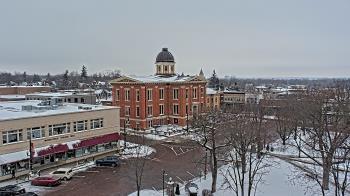 Weather camera view of City of Woodstock.