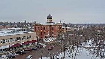 Weather camera view of City of Woodstock.