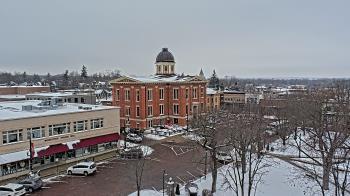 Weather camera view of City of Woodstock.