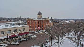 Weather camera view of City of Woodstock.