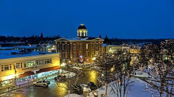 Weather camera view of City of Woodstock.