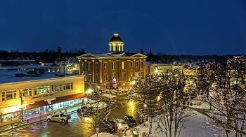 Weather camera view of City of Woodstock.