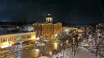 Weather camera view of City of Woodstock.