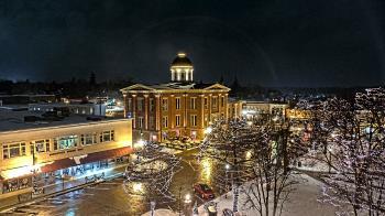 Weather camera view of City of Woodstock.