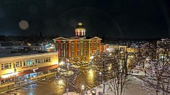 Weather camera view of City of Woodstock.