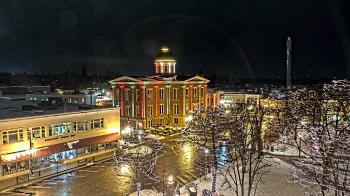 Weather camera view of City of Woodstock.