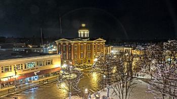 Weather camera view of City of Woodstock.