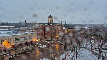 Weather camera view of City of Woodstock.