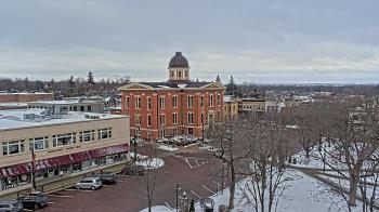 Weather camera view of City of Woodstock.