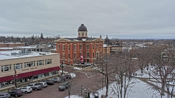 Weather camera view of City of Woodstock.