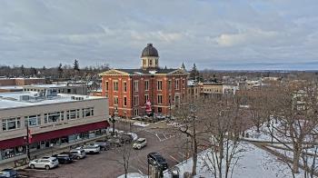 Weather camera view of City of Woodstock.