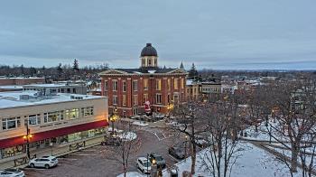 Weather camera view of City of Woodstock.