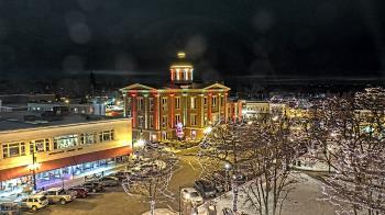 Weather camera view of City of Woodstock.