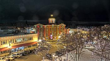 Weather camera view of City of Woodstock.