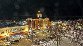 Weather camera view of City of Woodstock.