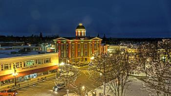 Weather camera view of City of Woodstock.