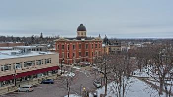 Weather camera view of City of Woodstock.