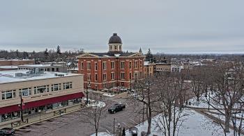 Weather camera view of City of Woodstock.